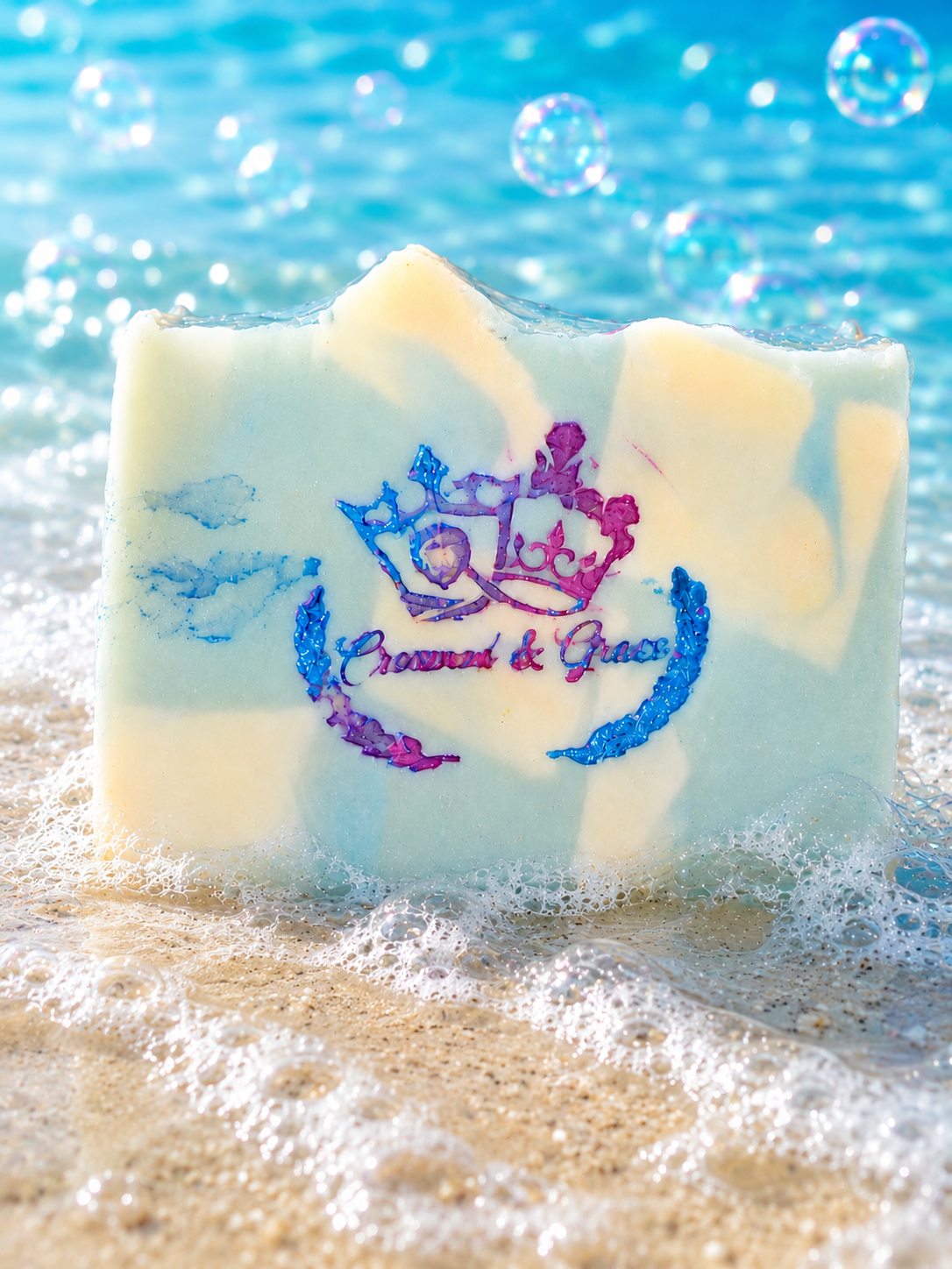Crowned & Grace Artisan Soap Bar – Medium